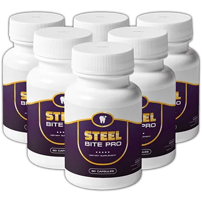 Steel Bite Pro 6 bottles bundle - 180 day supply best value